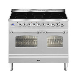 ILVE Milano PDNI100E3 Dual Fuel Induction Range Cooker Stainless Steel